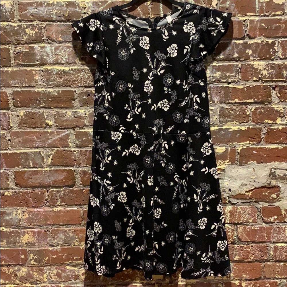 Black and white dress